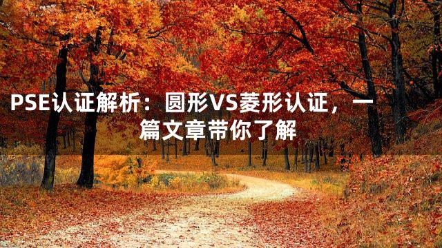 PSE认证解析：圆形VS菱形认证，一篇文章带你了解
