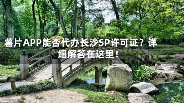 薯片APP能否代办长沙SP许可证？详细解答在这里！