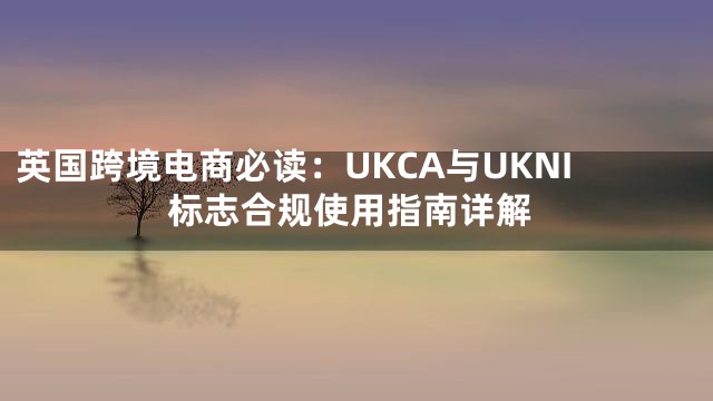 英国跨境电商必读：UKCA与UKNI标志合规使用指南详解