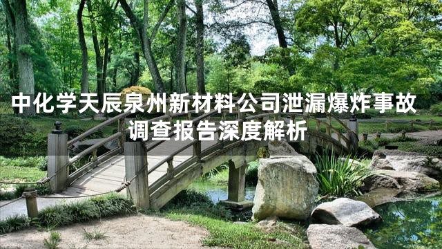 中化学天辰泉州新材料公司泄漏爆炸事故调查报告深度解析