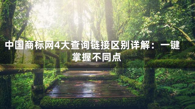 中国商标网4大查询链接区别详解：一键掌握不同点