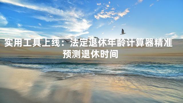 实用工具上线：法定退休年龄计算器精准预测退休时间