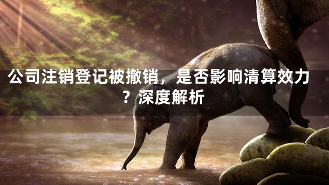 公司注销登记被撤销，是否影响清算效力？深度解析