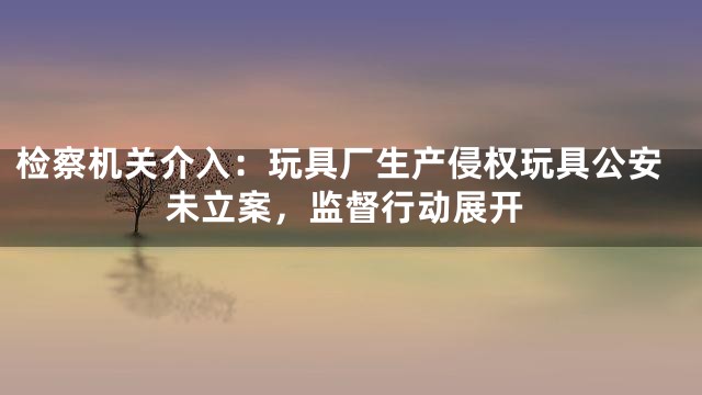 检察机关介入：玩具厂生产侵权玩具公安未立案，监督行动展开