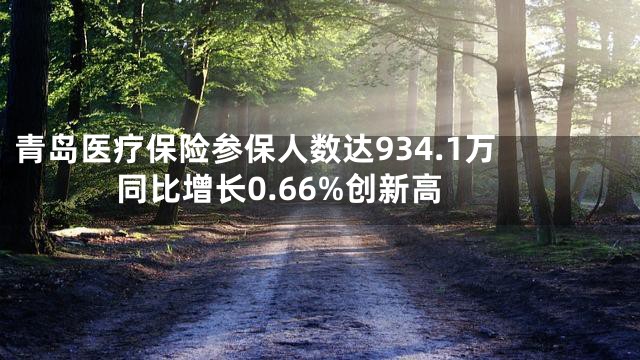 青岛医疗保险参保人数达934.1万 同比增长0.66%创新高