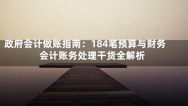 政府会计做账指南：184笔预算与财务会计账务处理干货全解析