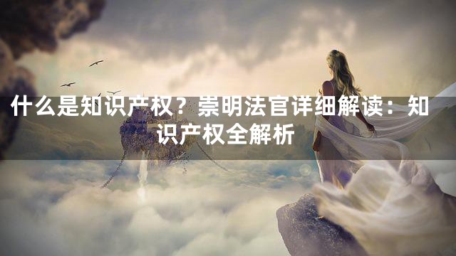 什么是知识产权？崇明法官详细解读：知识产权全解析