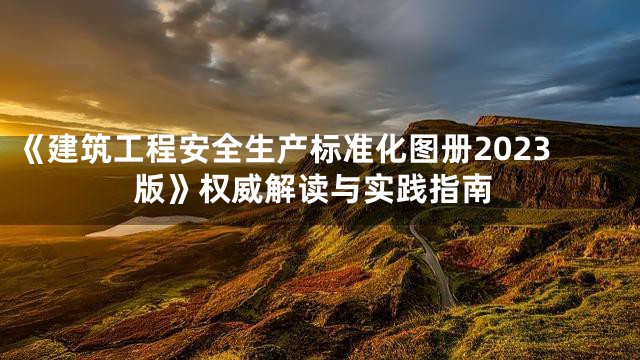 《建筑工程安全生产标准化图册2023版》权威解读与实践指南