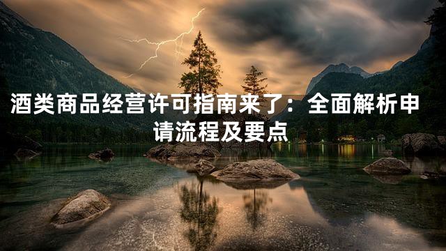 酒类商品经营许可指南来了：全面解析申请流程及要点