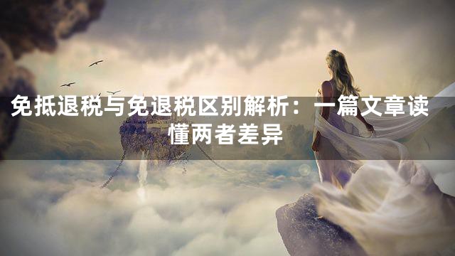 免抵退税与免退税区别解析：一篇文章读懂两者差异