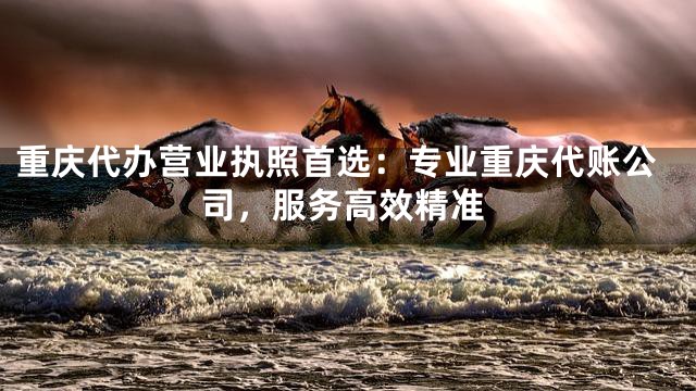 重庆代办营业执照首选：专业重庆代账公司，服务高效精准