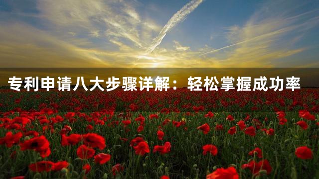 专利申请八大步骤详解：轻松掌握成功率