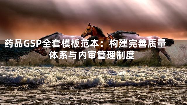药品GSP全套模板范本：构建完善质量体系与内审管理制度