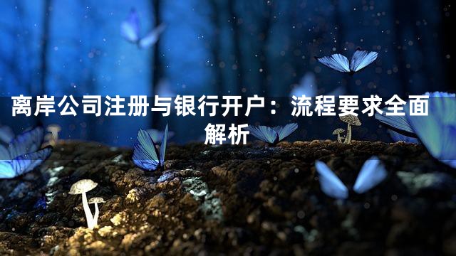 离岸公司注册与银行开户：流程要求全面解析