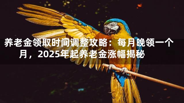 养老金领取时间调整攻略：每月晚领一个月，2025年起养老金涨幅揭秘