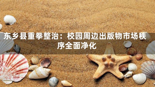 东乡县重拳整治：校园周边出版物市场秩序全面净化