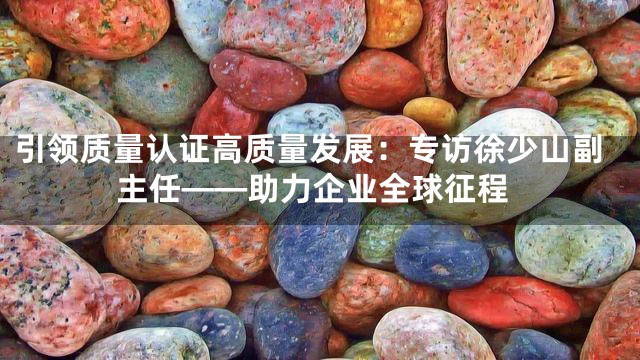 引领质量认证高质量发展：专访徐少山副主任——助力企业全球征程