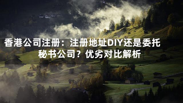香港公司注册：注册地址DIY还是委托秘书公司？优劣对比解析