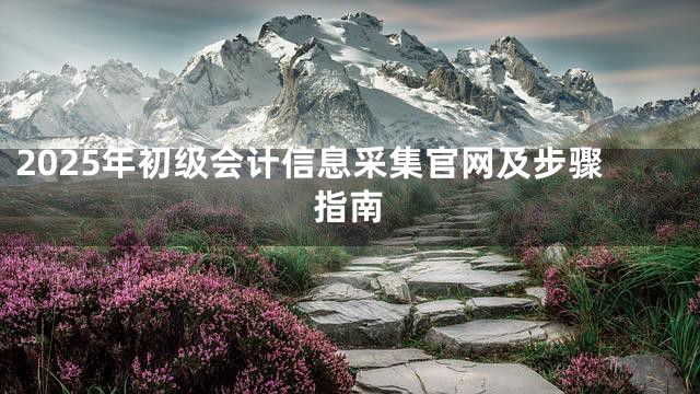 2025年初级会计信息采集官网及步骤指南