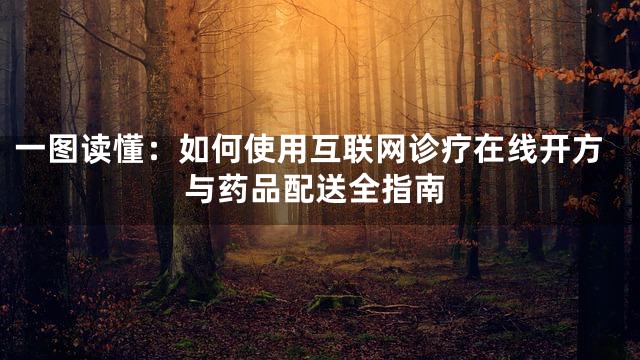 一图读懂：如何使用互联网诊疗在线开方与药品配送全指南