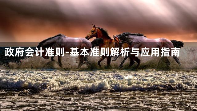政府会计准则-基本准则解析与应用指南