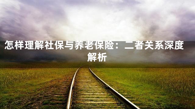 怎样理解社保与养老保险：二者关系深度解析