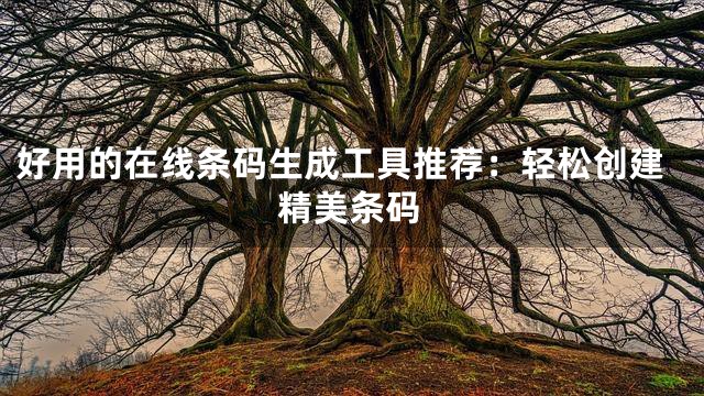 好用的在线条码生成工具推荐：轻松创建精美条码
