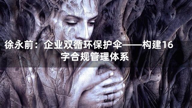徐永前：企业双循环保护伞——构建16字合规管理体系