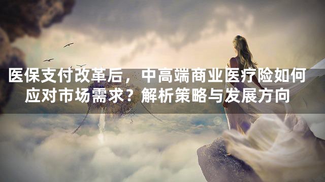 医保支付改革后，中高端商业医疗险如何应对市场需求？解析策略与发展方向