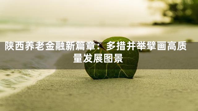 陕西养老金融新篇章：多措并举擘画高质量发展图景
