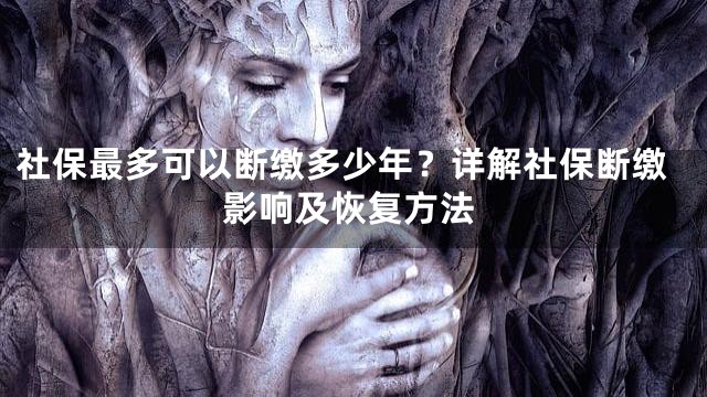 社保最多可以断缴多少年？详解社保断缴影响及恢复方法