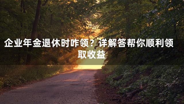 企业年金退休时咋领？详解答帮你顺利领取收益