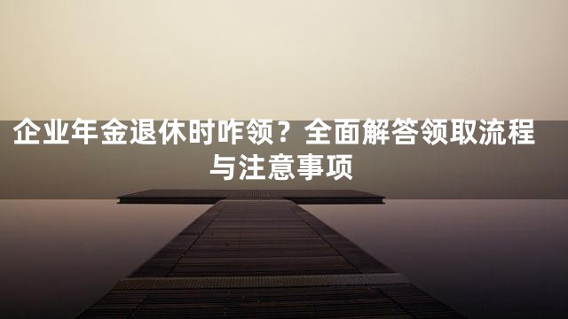 企业年金退休时咋领？全面解答领取流程与注意事项