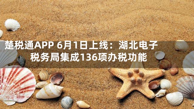 楚税通APP 6月1日上线：湖北电子税务局集成136项办税功能
