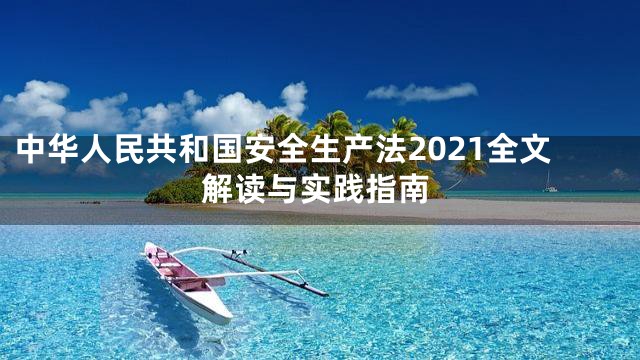 中华人民共和国安全生产法2021全文解读与实践指南