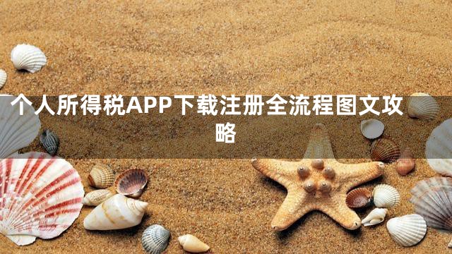 个人所得税APP下载注册全流程图文攻略
