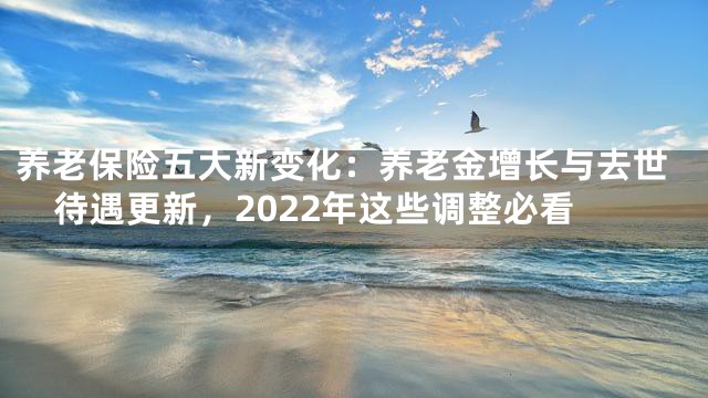 养老保险五大新变化：养老金增长与去世待遇更新，2022年这些调整必看