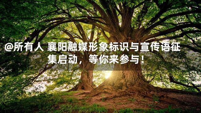 @所有人 襄阳融媒形象标识与宣传语征集启动，等你来参与！