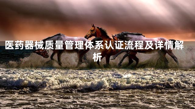 医药器械质量管理体系认证流程及详情解析