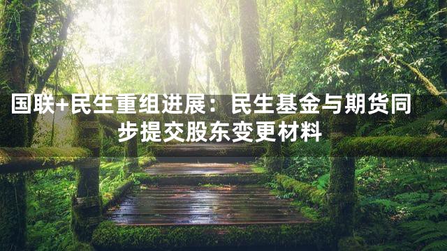 国联+民生重组进展：民生基金与期货同步提交股东变更材料