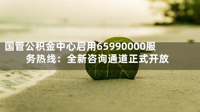 国管公积金中心启用65990000服务热线：全新咨询通道正式开放