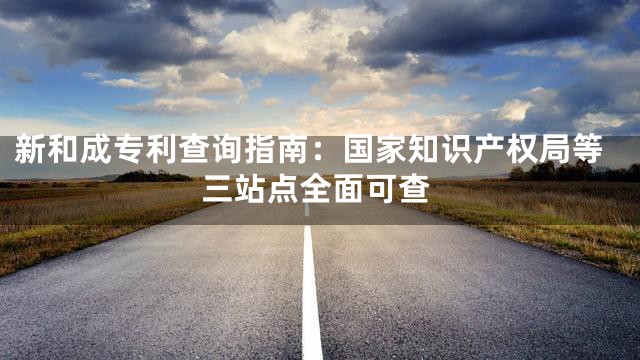 新和成专利查询指南：国家知识产权局等三站点全面可查