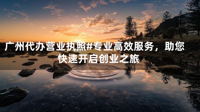 广州代办营业执照#专业高效服务，助您快速开启创业之旅