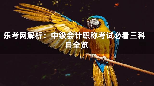 乐考网解析：中级会计职称考试必看三科目全览