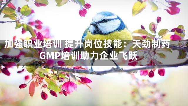 加强职业培训 提升岗位技能：天劲制药GMP培训助力企业飞跃