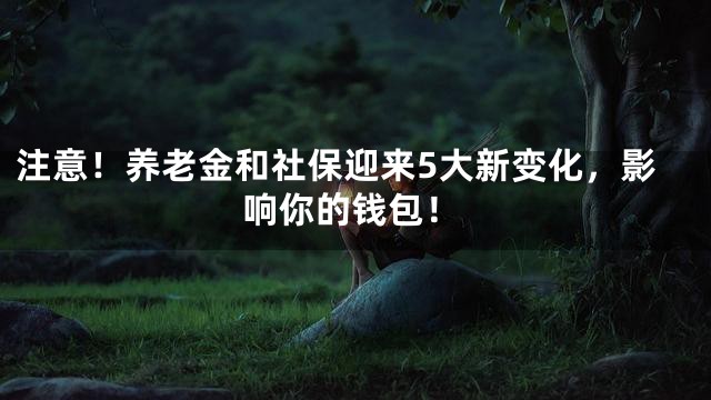 注意！养老金和社保迎来5大新变化，影响你的钱包！