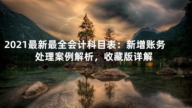 2021最新最全会计科目表：新增账务处理案例解析，收藏版详解