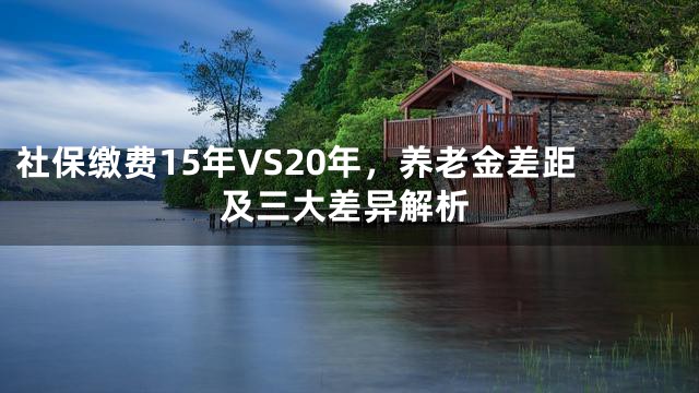 社保缴费15年VS20年，养老金差距及三大差异解析