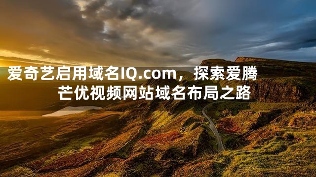 爱奇艺启用域名IQ.com，探索爱腾芒优视频网站域名布局之路