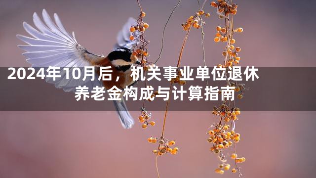 2024年10月后，机关事业单位退休养老金构成与计算指南